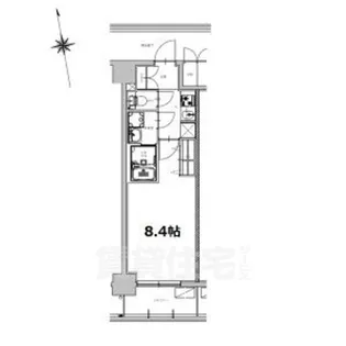 S-RESIDENCE今池beleta(ベレータ)【4階】の間取り