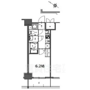 S-RESIDENCE神宮西駅前ascent【11階】の間取り