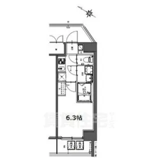 S-RESIDENCE神宮西駅前ascent(アセント)【11階】の間取り