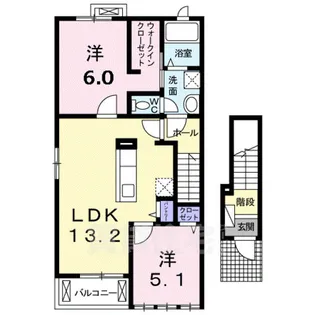 ビオーラ【2階】の間取り