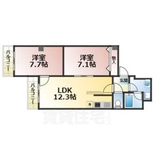 リアライズ小山西御所【2階】の間取り