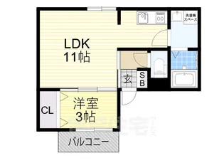 LaLa くずは【2階】の間取り