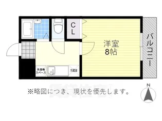 パークハイツ桜山【3階】の間取り