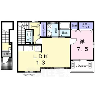グランシエロ【2階】の間取り