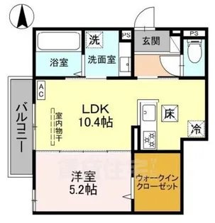 Vrai Soleil【1階】の間取り