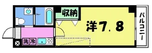 「フラッティ衣笠」【2階】の間取り
