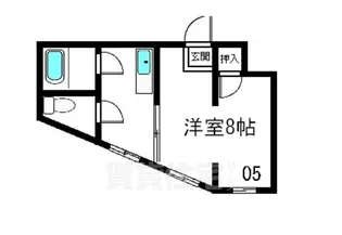 ジュネス東條【2階】の間取り