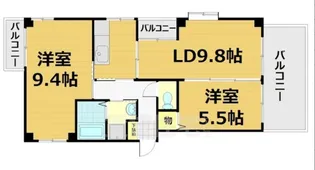 ノーベルテラス稔【4階】の間取り
