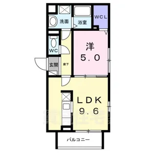 ブリリアンス【2階】の間取り