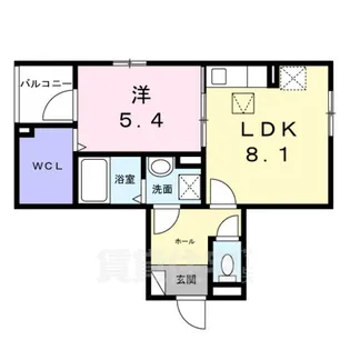 ブリリアンス【1階】の間取り