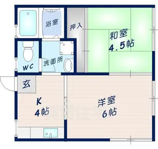 パナハイツ大宮【2階】の間取り