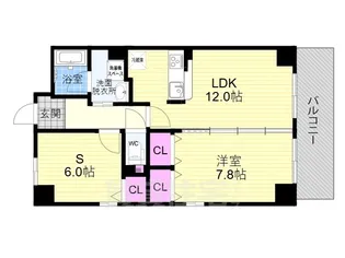 ベリエ茶五【5階】の間取り