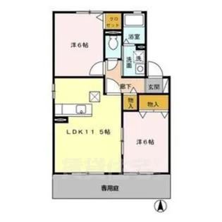 ファミーユ【1階】の間取り