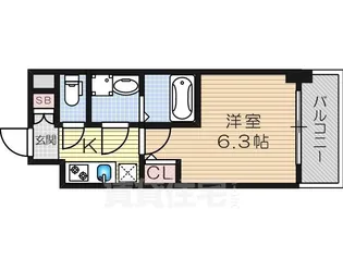 エスリード新北野グランリンク【2階】の間取り