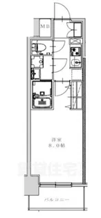 S-RESIDENCE金山altano(アルターノ)【10階】の間取り