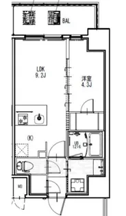 S-RESIDENCE金山epure【7階】の間取り