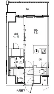 S-RESIDENCE金山epure【6階】の間取り