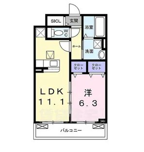 和幸館【1階】の間取り
