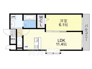 Nobel Dignity【3階】の間取り
