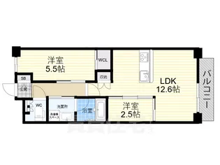 LiveCasa西宮【4階】の間取り