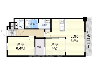 LiveCasa西宮【5階】の間取り