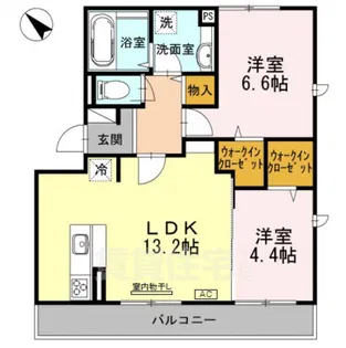 プランドールハイム【3階】の間取り