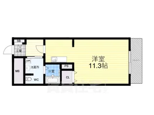 ディアコート西宮北口【2階】の間取り