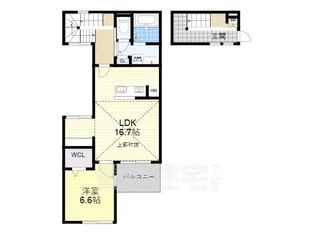 メル ヴァンベール【2階】の間取り