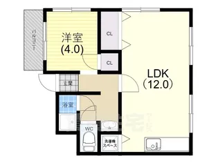 千守マンション【2階】の間取り