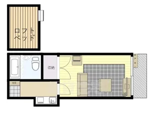 さんわ樟葉【103号室】の間取り