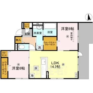 大阪府高槻市上田辺町【アパート】の間取り