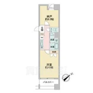 ヴェリエール・ドゥ・セ【3階】の間取り