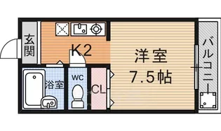 サンパール【1階】の間取り