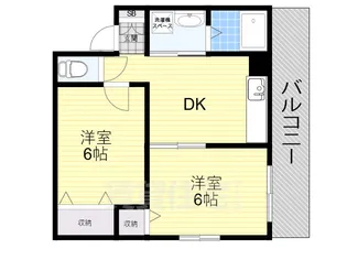 パルティバン【3階】の間取り