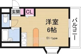 フェリシダ【3階】の間取り