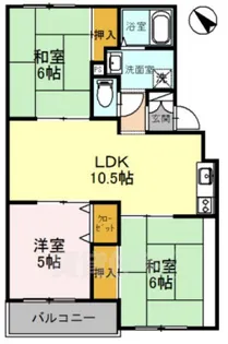 メゾン鈴原【3階】の間取り