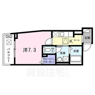 プロムナード神野5【1階】の間取り