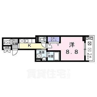 プロムナード神野Ⅴ【2階】の間取り