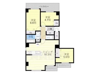 アクイラ西宮北口【2階】の間取り