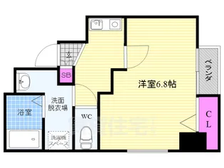 blanche court【4階】の間取り