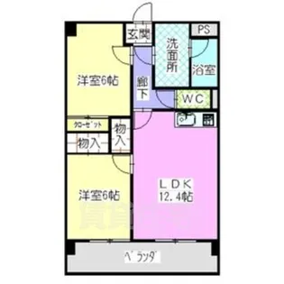 レージュソレーユ【2階】の間取り