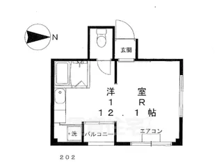 ハイツサンエー【2階】の間取り