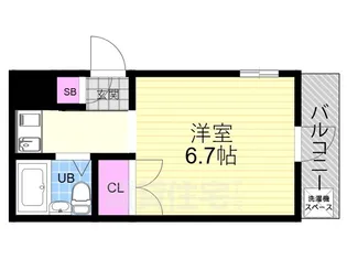 1Rの間取り画像