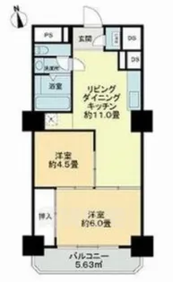 ライオンズマンション千種【6階】の間取り