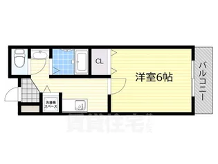 リーフジャルダン総持寺駅前【3階】の間取り