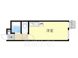 SENSE BLDG 今津駅前(センスビルディング)【6階】の間取り