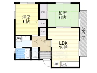 サニーハイツショウワ【103号室】の間取り