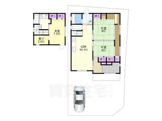 大阪府大阪市淀川区三津屋南1丁目【一戸建】の間取り