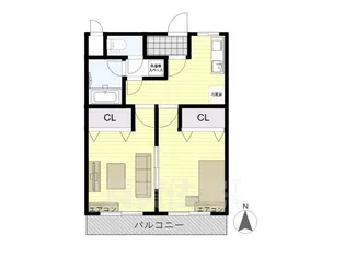 フォートクレール【3階】の間取り