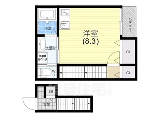 あんしん+白川台【203号室】の間取り